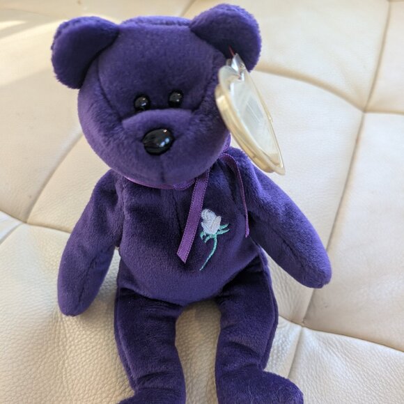 1997 Princess  bear, beanie baby, RARE - Picture 1 of 6